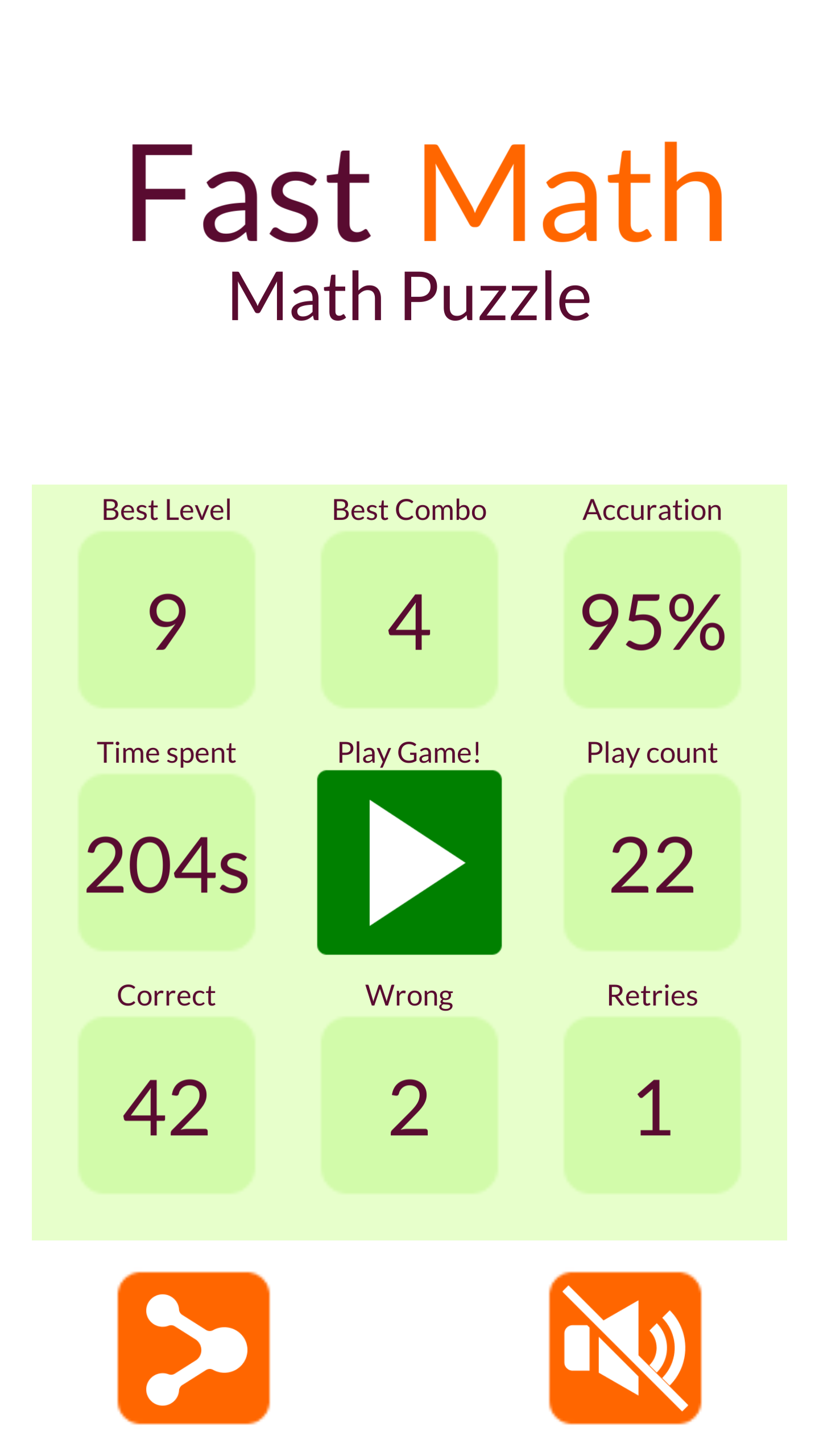 Fast Math Game Begins
